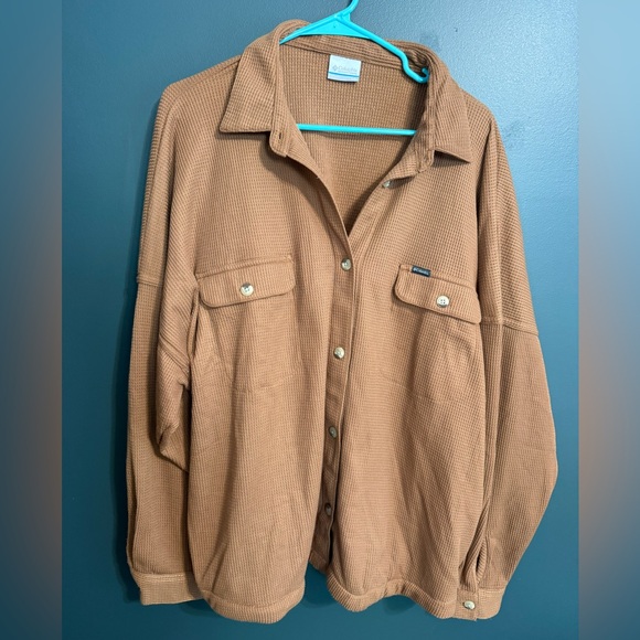 Columbia Tops - Columbia Carmel Waffle Button Down Shirt